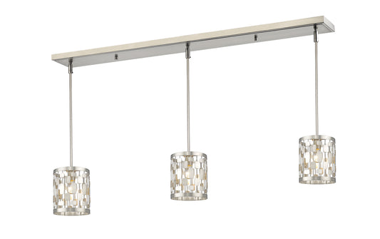 Almet 1 Light Linear Chandelier 3x 100W - Medium