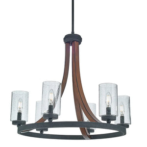 Grand Bank Chandelier 6Lt