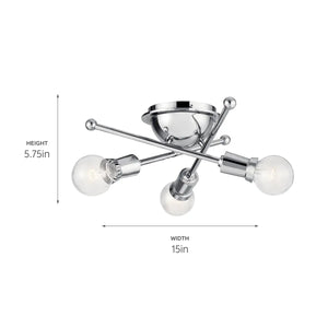 Armstrong Flush Mount 3Lt