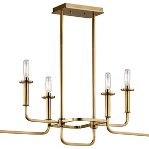 Alden Linear Chandelier 6Lt