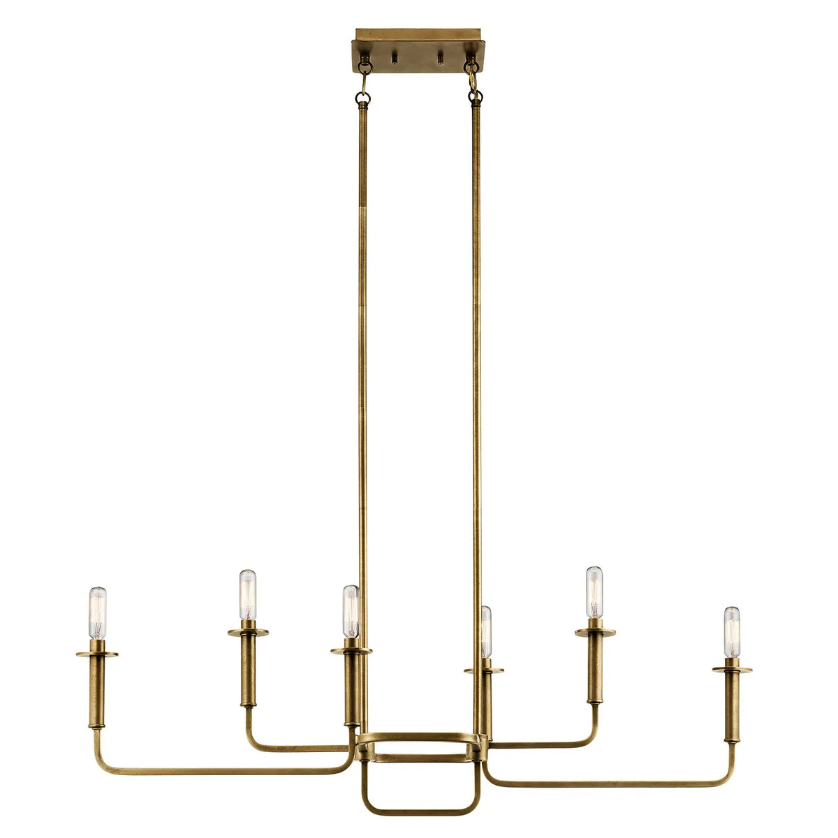 Alden Linear Chandelier 6Lt