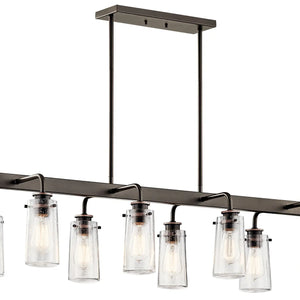 Braelyn Linear Chandelier 8Lt