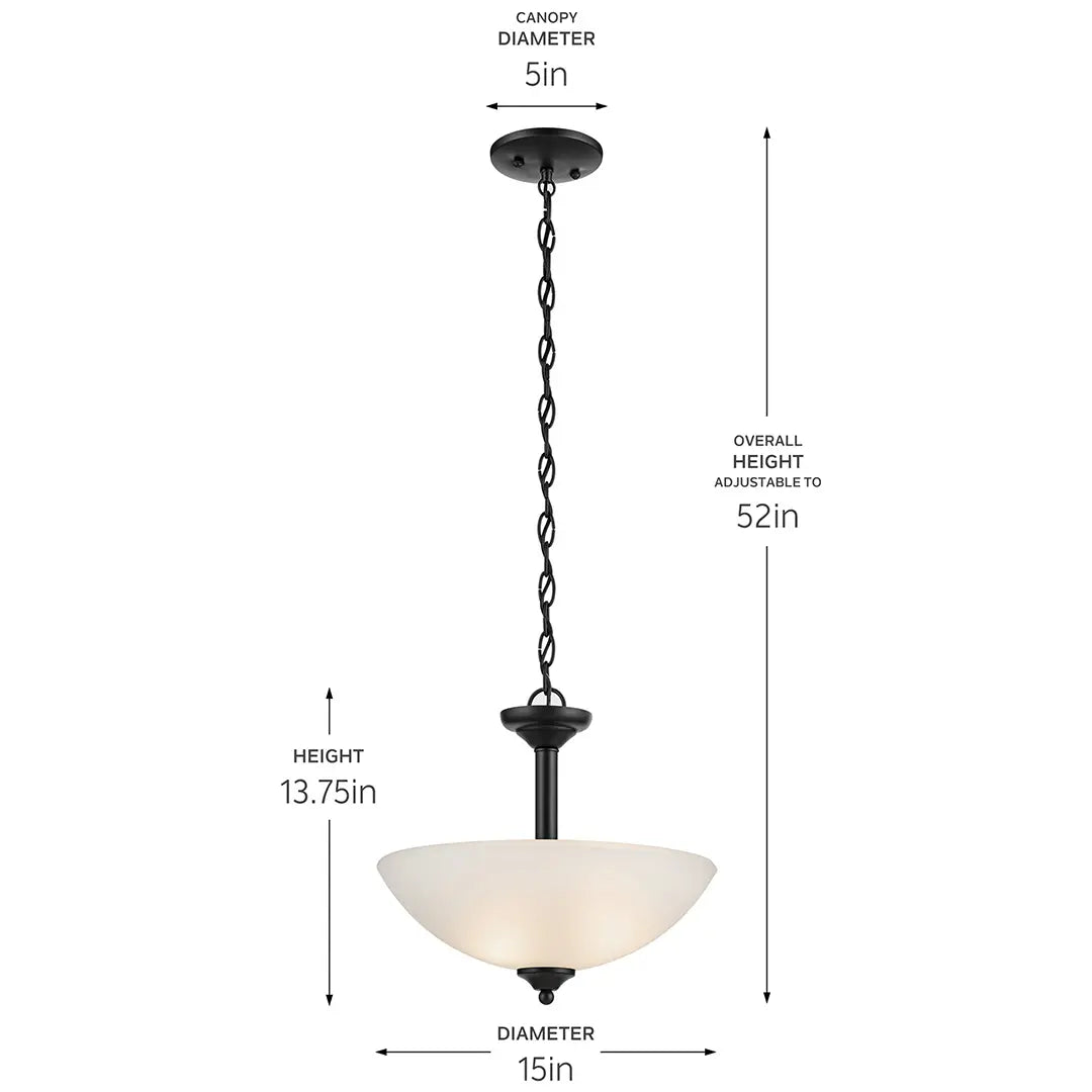 Jolie Pendant/Semi Flush 2Lt