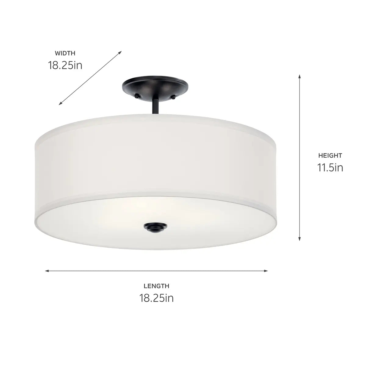Shailene Semi Flush 3Lt
