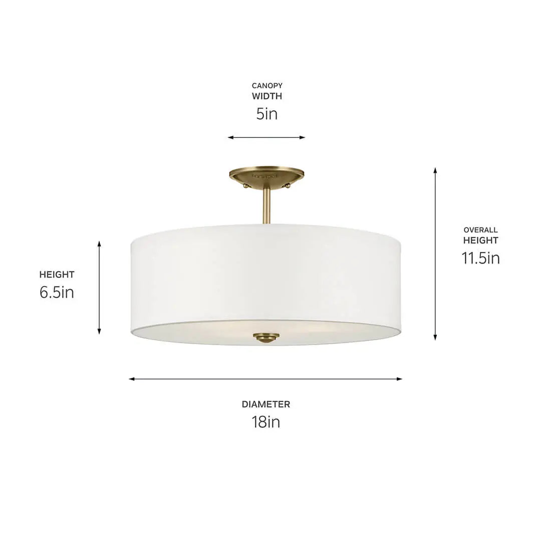 Shailene Semi Flush 3Lt