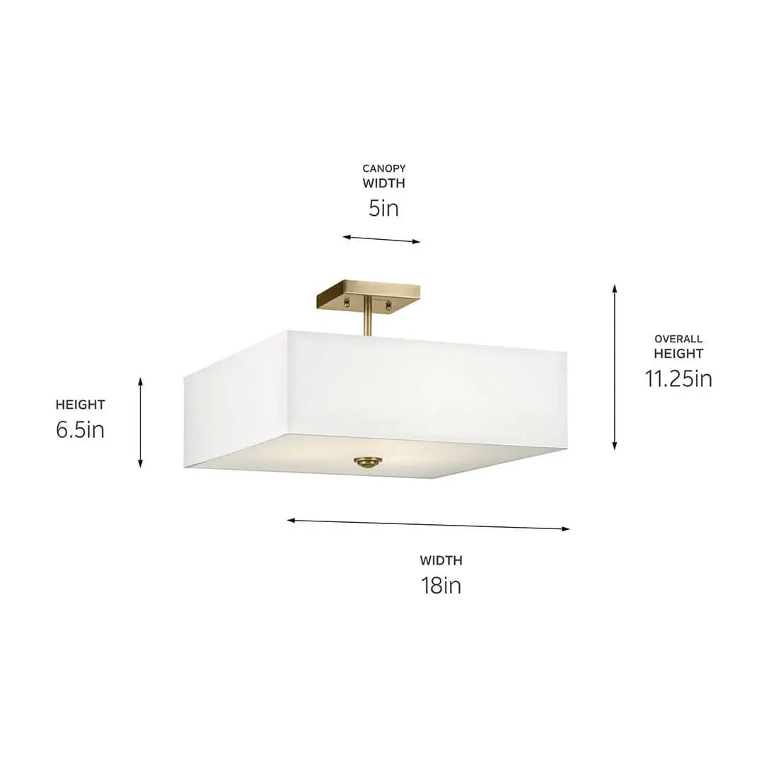 Shailene Semi Flush 3Lt
