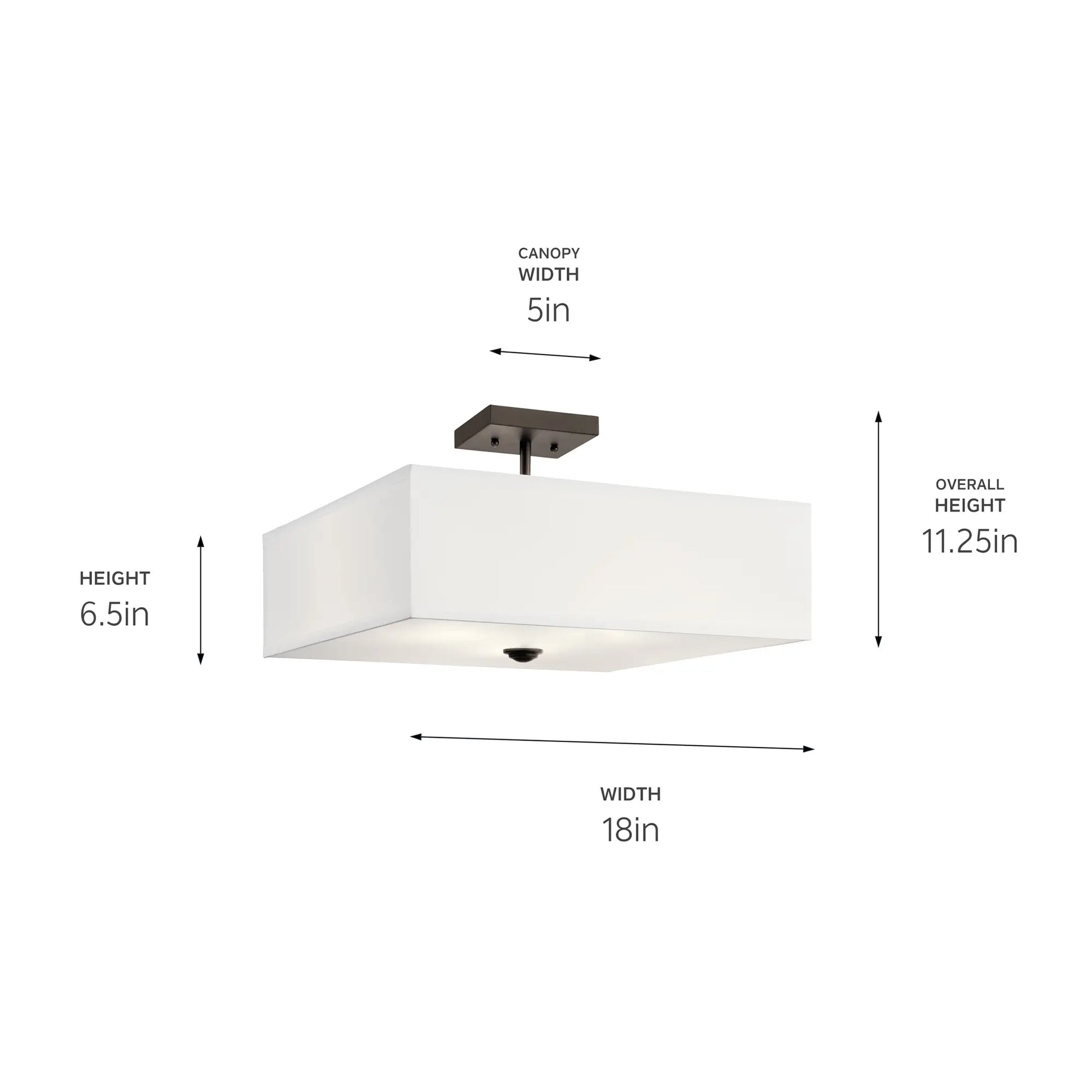 Shailene Semi Flush 3Lt