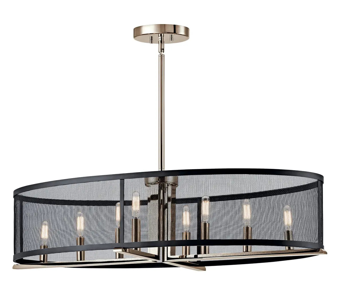 Titus Oval Chandelier/Pendant 8Lt