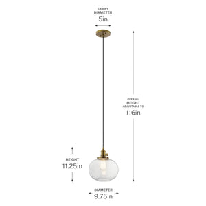 Avery Mini Pendant 1 Lt