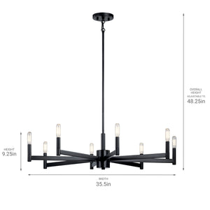 Erzo Chandelier 8Lt