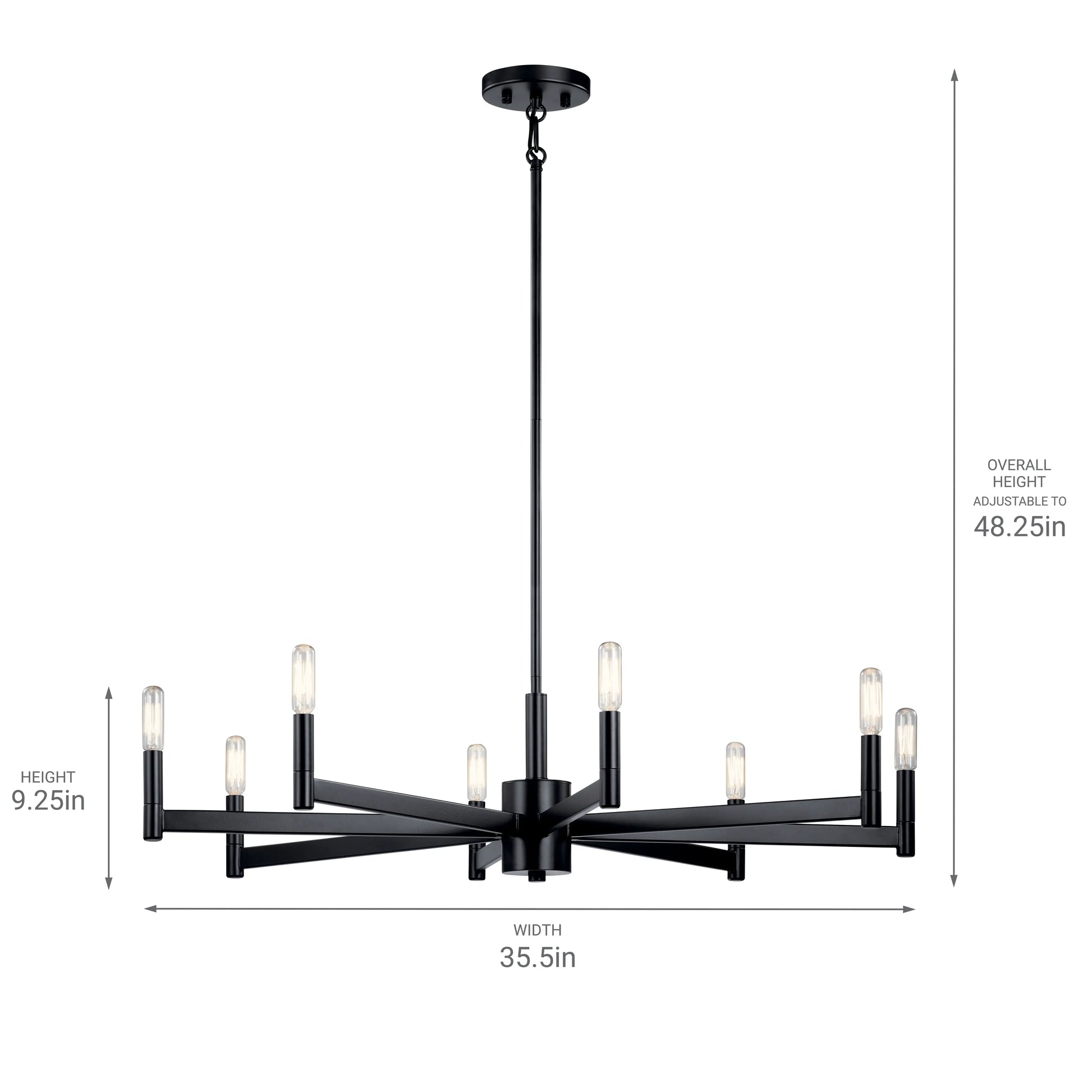 Erzo Chandelier 8Lt