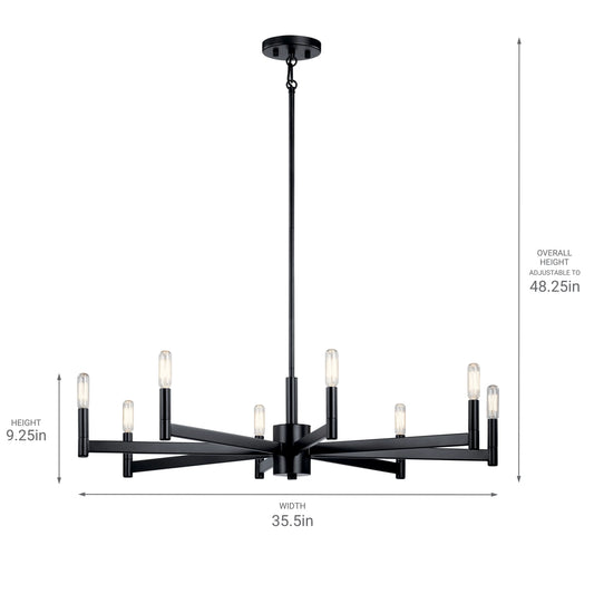 Erzo Chandelier 8Lt