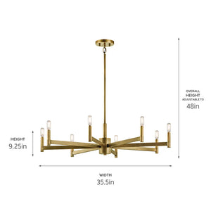 Erzo Chandelier 8Lt