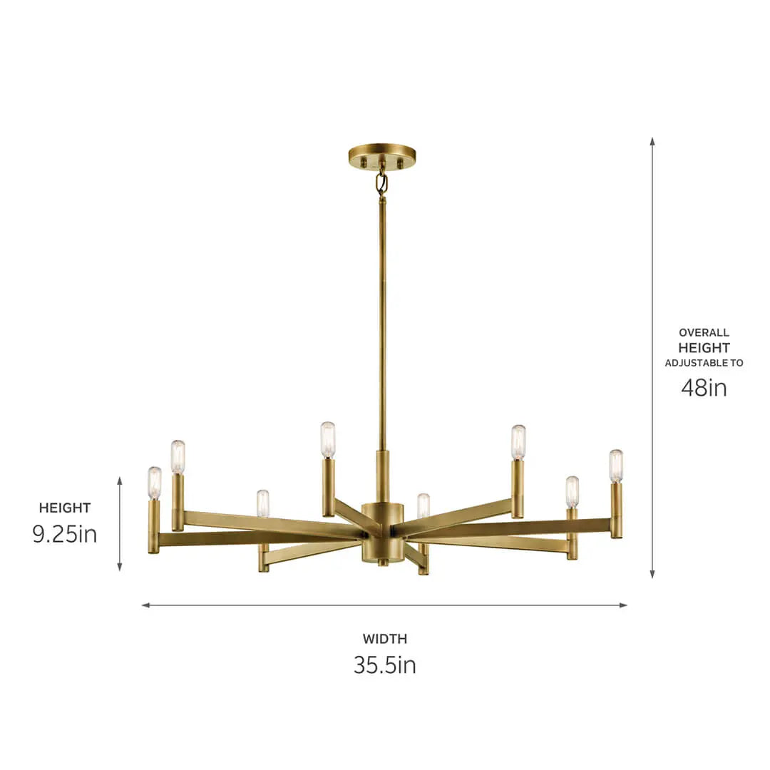 Erzo Chandelier 8Lt