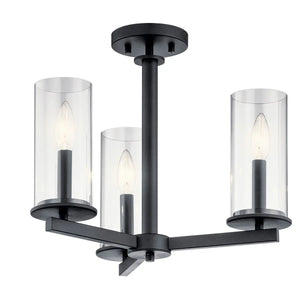 Crosby Chandelier/Semi Flush 3Lt