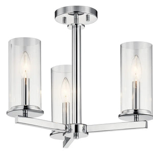 Crosby Chandelier/Semi Flush 3Lt