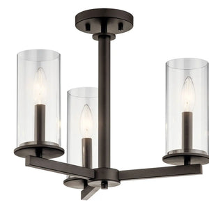 Crosby Chandelier/Semi Flush 3Lt