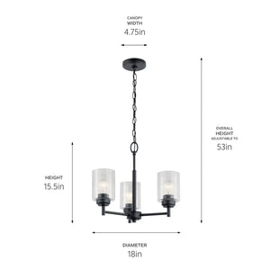 Winslow Mini Chandelier 3Lt