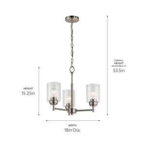 Winslow Mini Chandelier 3Lt
