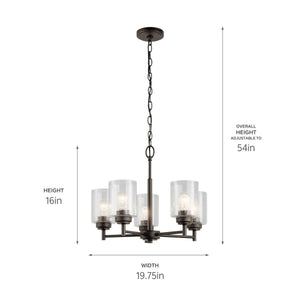 Winslow Chandelier 5Lt