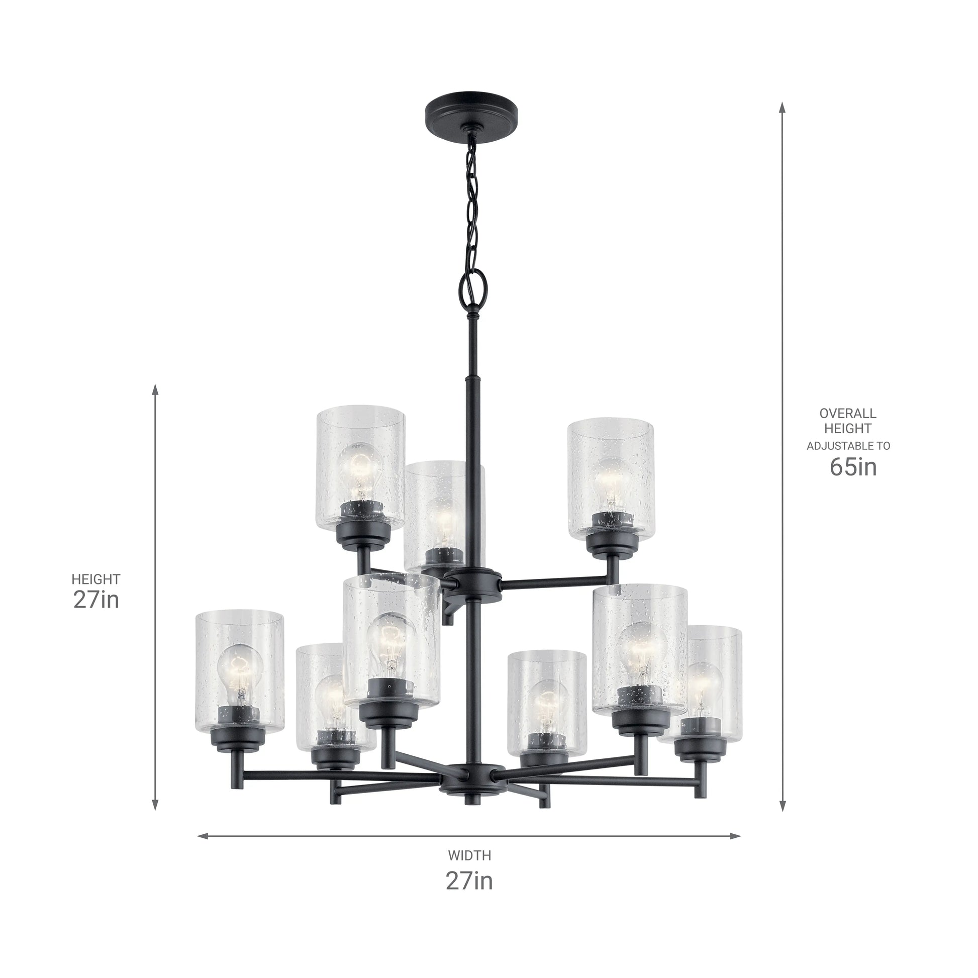 Winslow Chandelier 9Lt