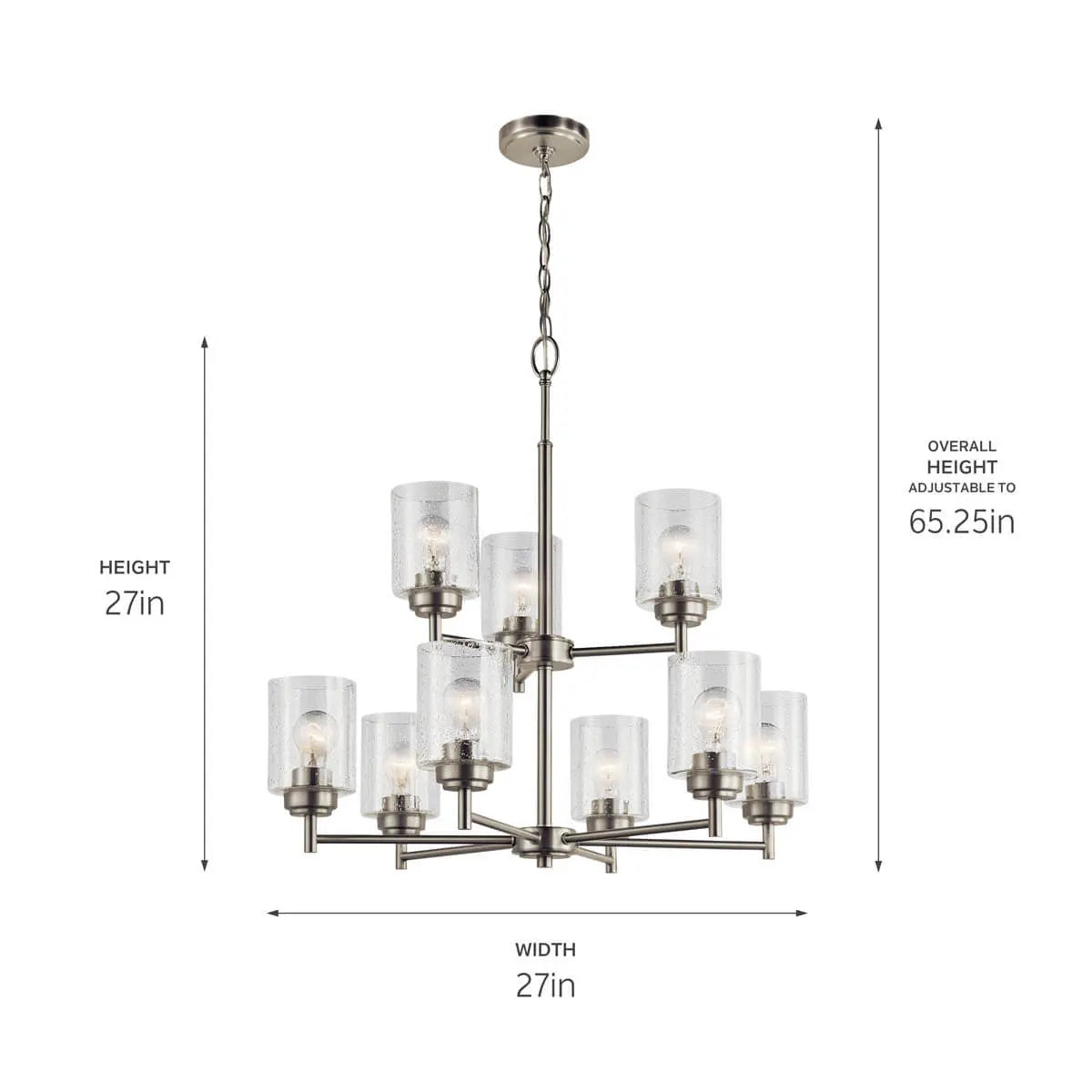 Winslow Chandelier 9Lt