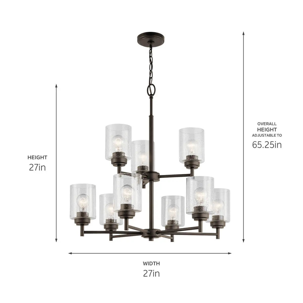 Winslow Chandelier 9Lt