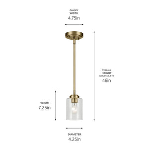 Winslow Mini Pendant 1Lt