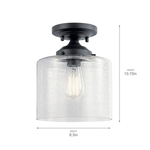 Winslow Semi Flush 1Lt