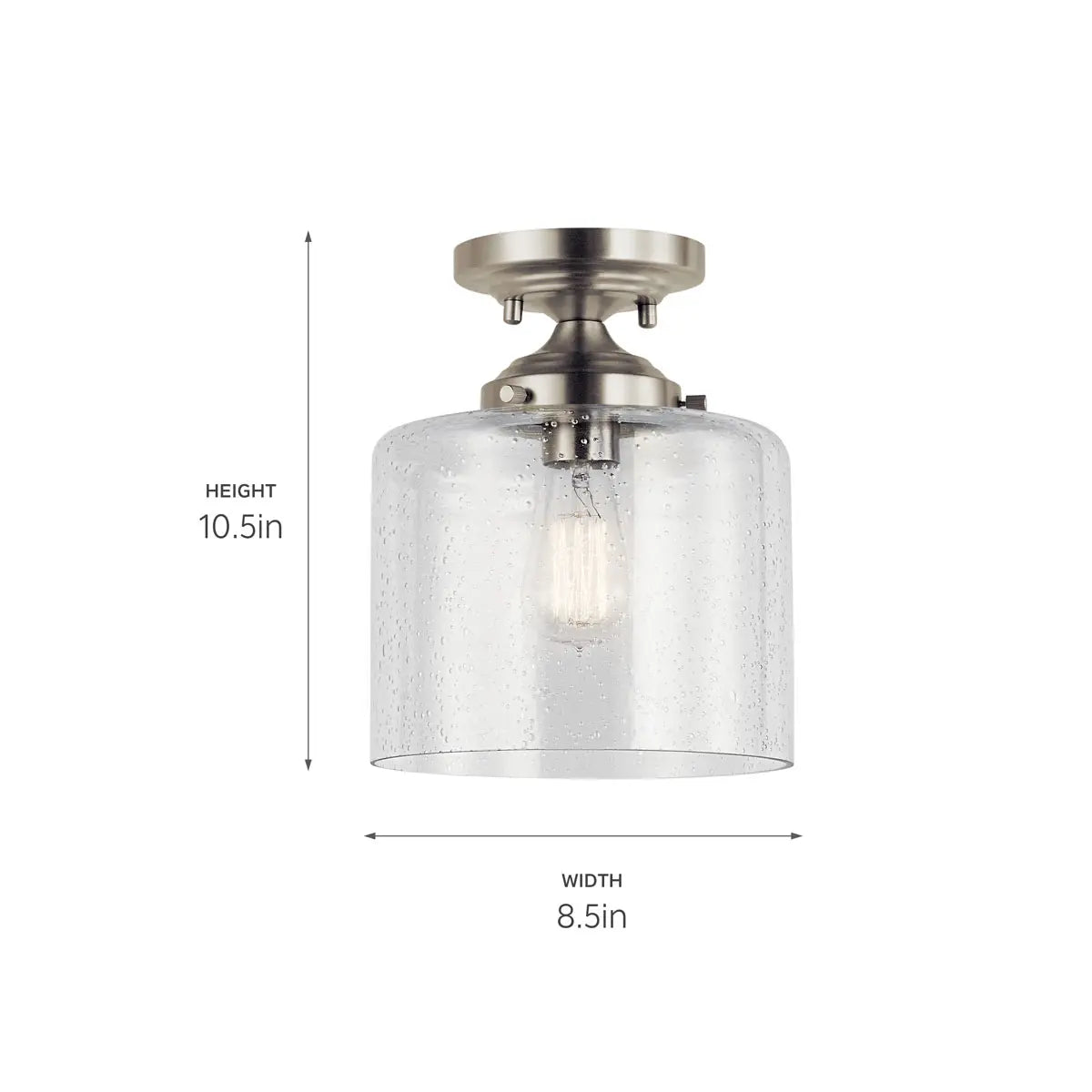 Winslow Semi Flush 1Lt