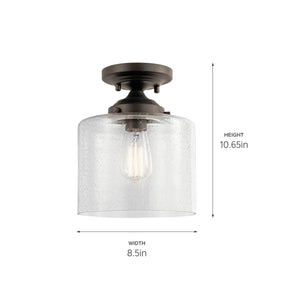 Winslow Semi Flush 1Lt