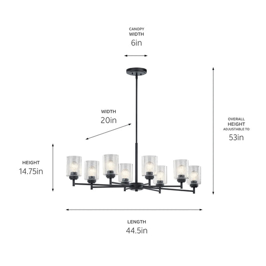 Winslow Chandelier 8LT