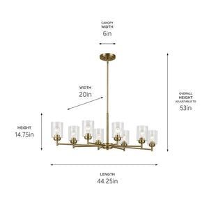 Winslow Chandelier 8LT