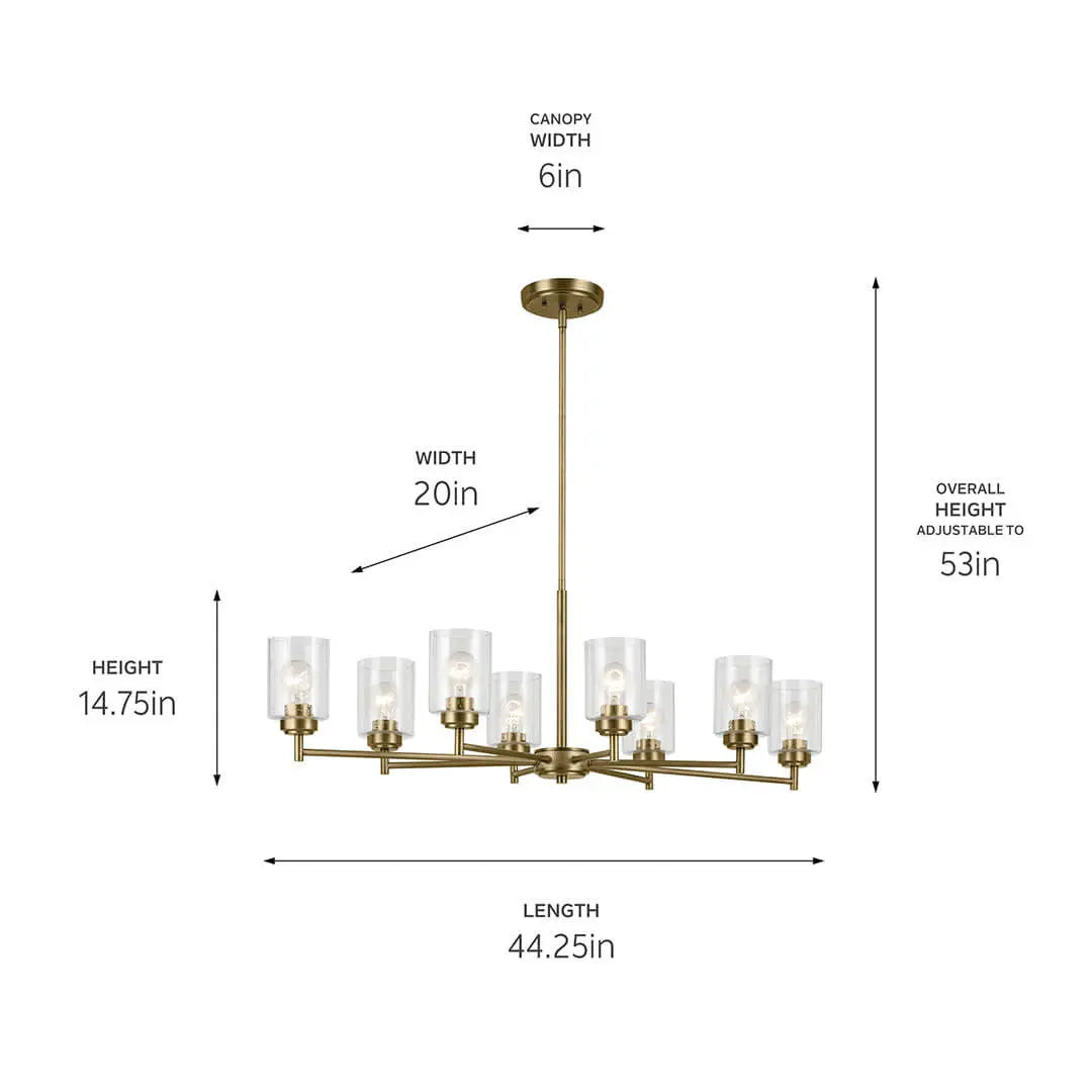 Winslow Chandelier 8LT