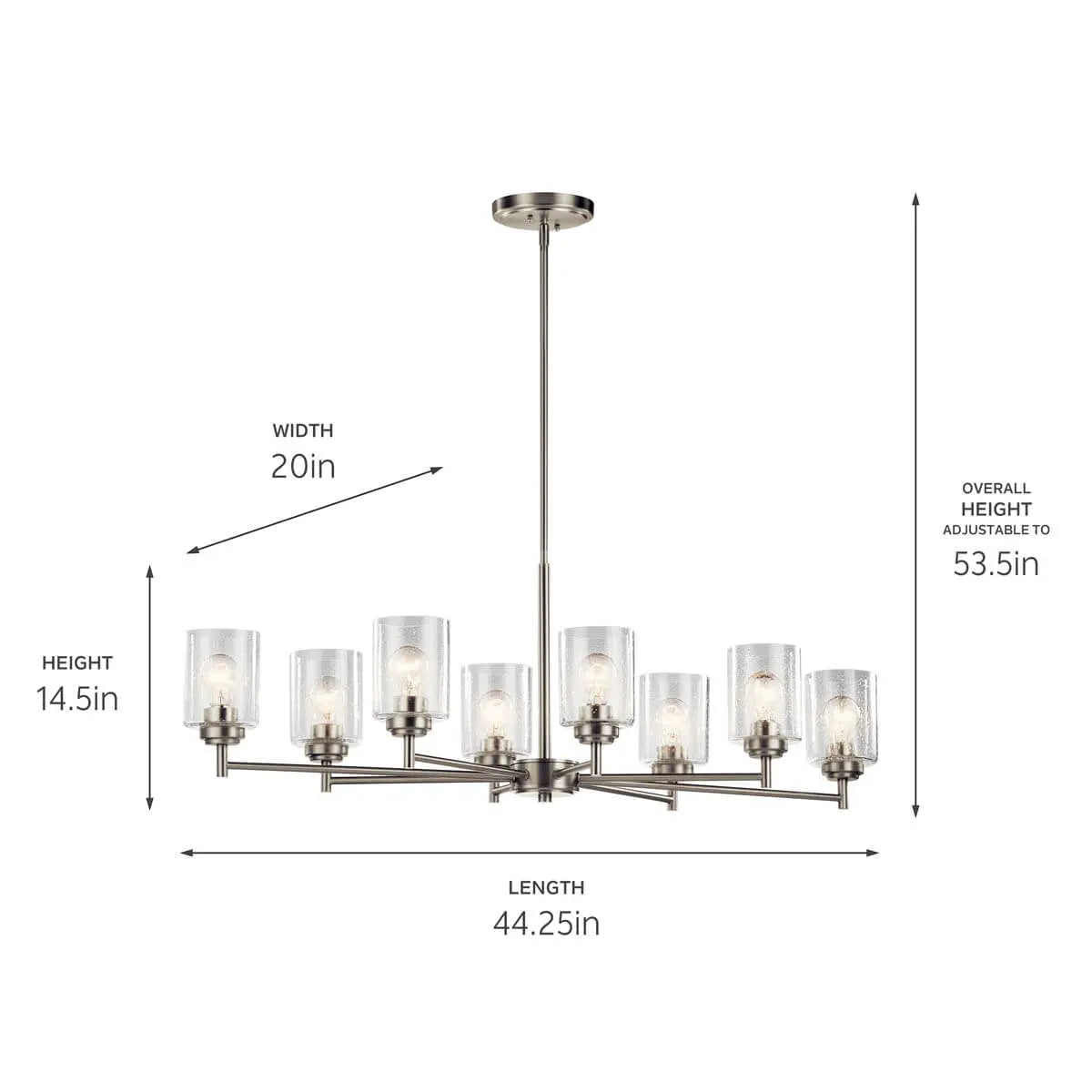 Winslow Chandelier 8LT
