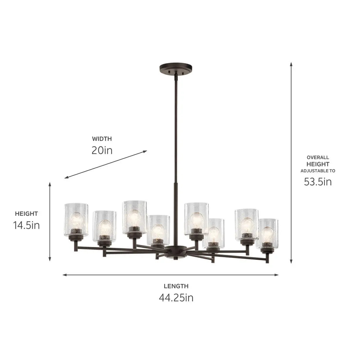 Winslow Chandelier 8LT