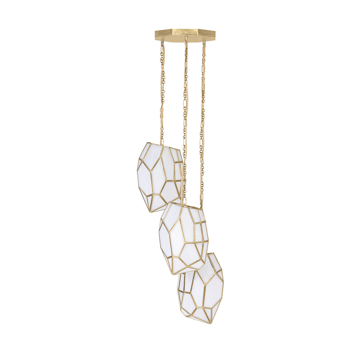 Heera 3-Light 18" Multi Drop Chandelier