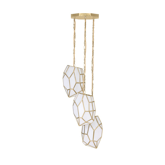 Heera 3-Light 18" Multi Drop Chandelier