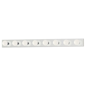Essentials 8-Light Bath Vanity Strip Light