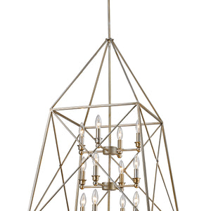 Trestle 12 Light Chandelier