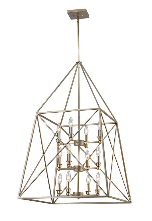 Trestle 12 Light Chandelier