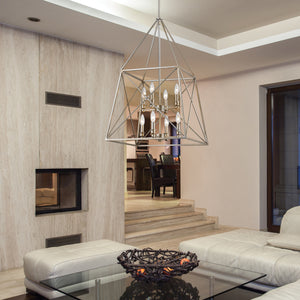 Trestle 8 Light Chandelier