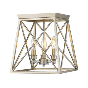 Trestle 3 Light Flush Mount
