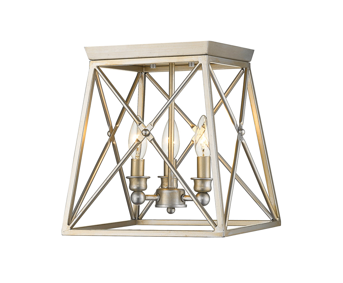 Trestle 3 Light Flush Mount