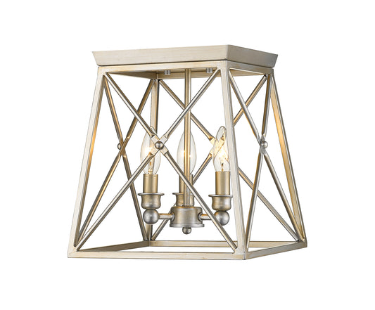 Trestle 3 Light Flush Mount