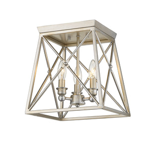 Trestle 3 Light Flush Mount