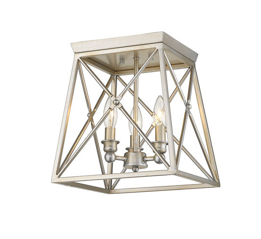 Trestle 3 Light Flush Mount