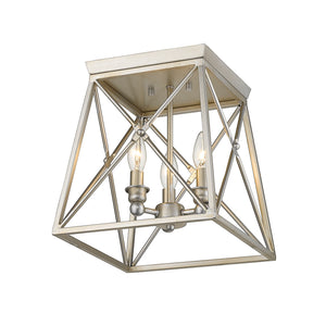 Trestle 3 Light Flush Mount