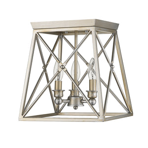 Trestle 3 Light Flush Mount