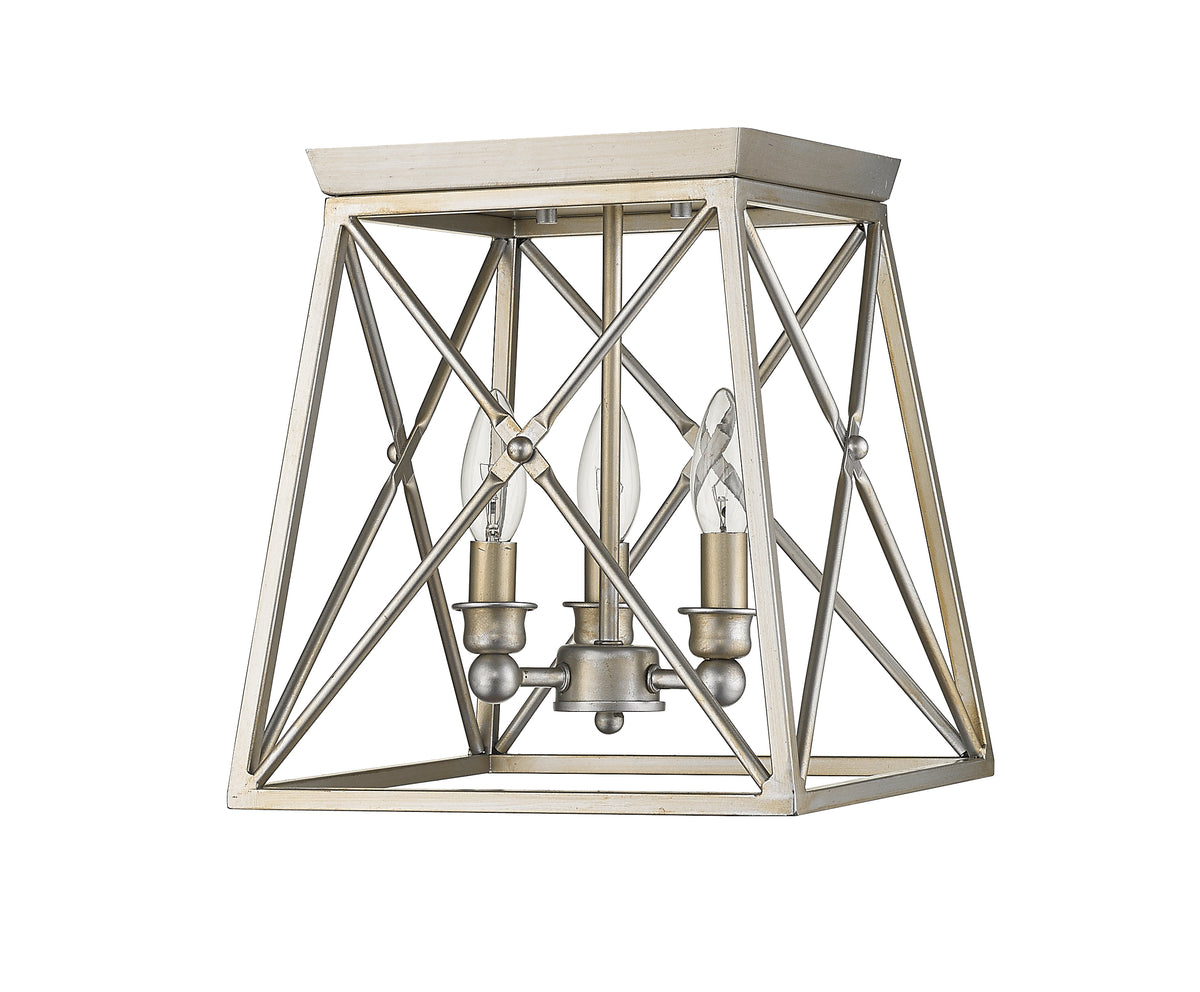 Trestle 3 Light Flush Mount